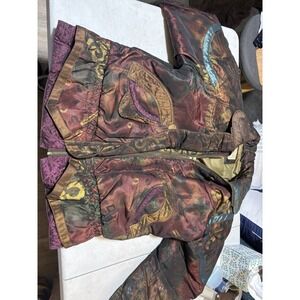 Vintage‎ 1980s/1990s Current Seen Multi Colored Geometric Print Jacket Medium